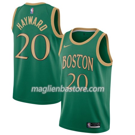 Maglia NBA Boston Celtics Gordon Hayward 20 Nike 2019-20 City Edition Swingman - Uomo